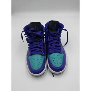 Size 5 - Air Jordan 1 Mid Black Grape W NBS247